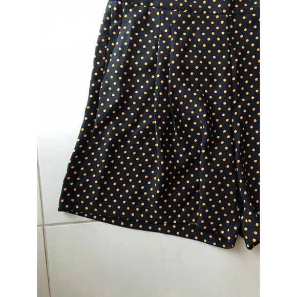 Ann Taylor High Waist Pleated Polka Dots Shorts - Picture 5 of 11